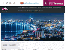 Tablet Screenshot of condopattaya.com